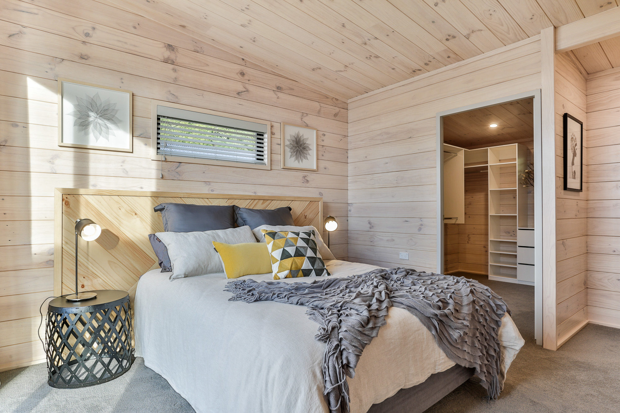 Master bedroom in Lockwood Arcadia Show Home with generous walk in robe