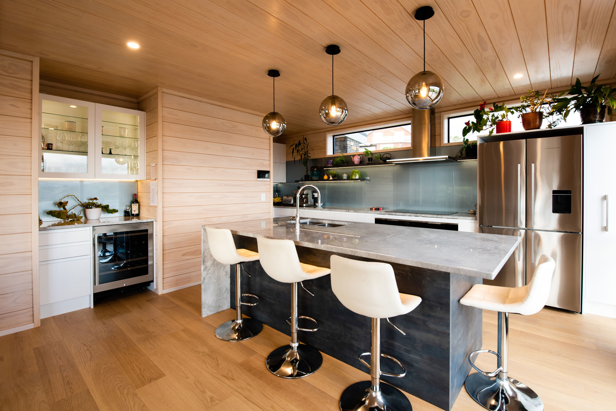 Knot free pine kitchen