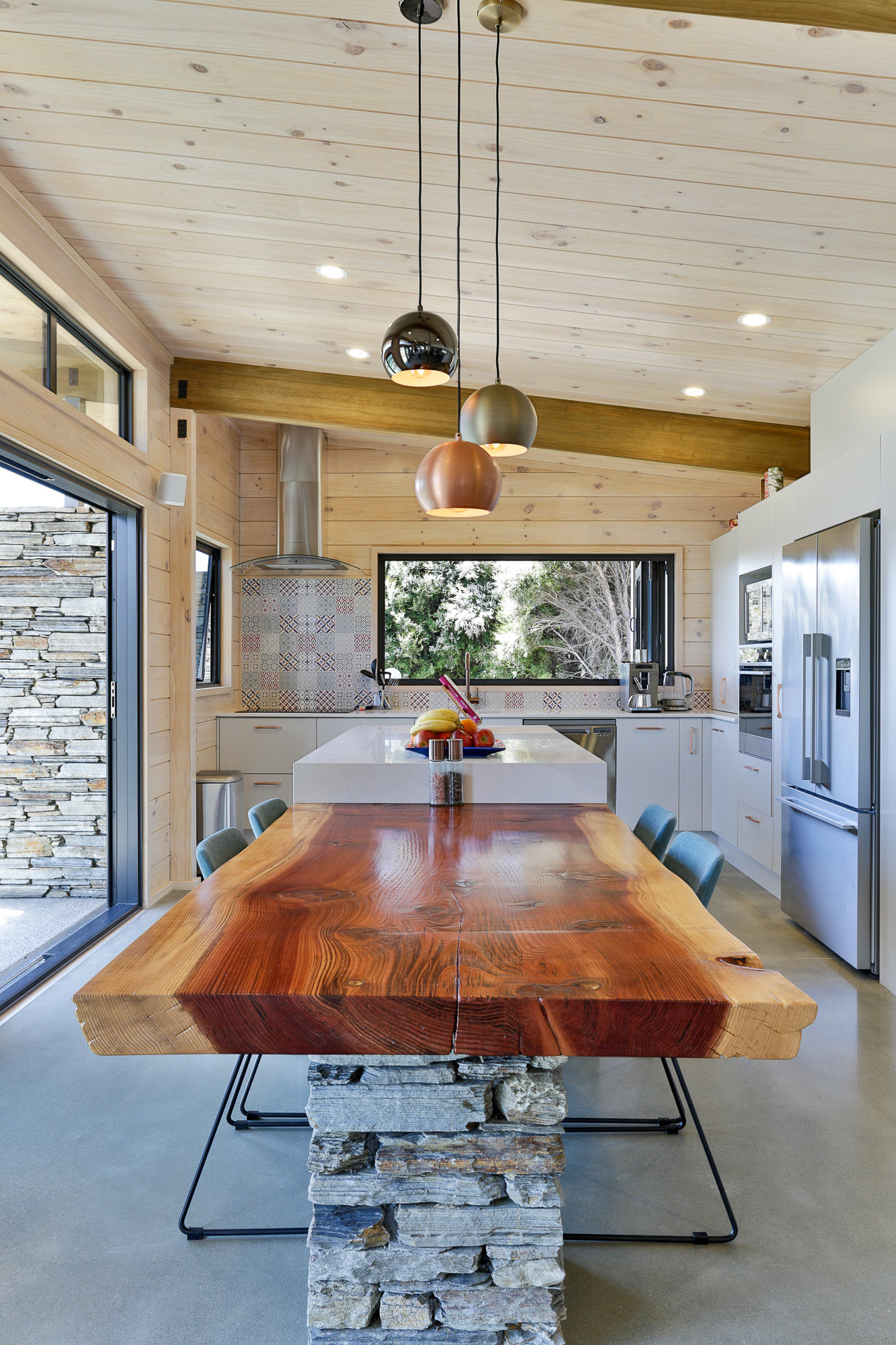 Integrated Hardwood Dining table