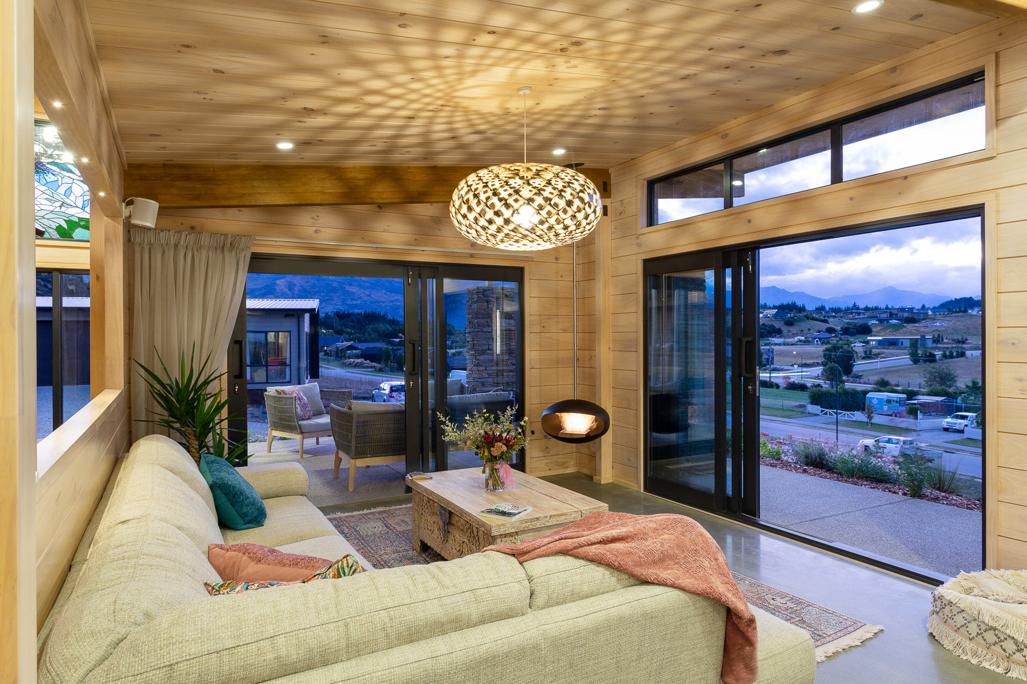 Designer lighting in Lockwood home