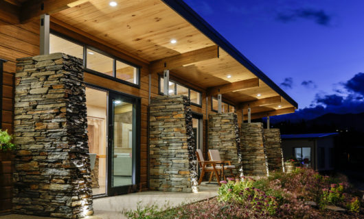 Lockwood Pavilion Schist Exterior