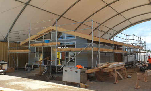 Riverview being built