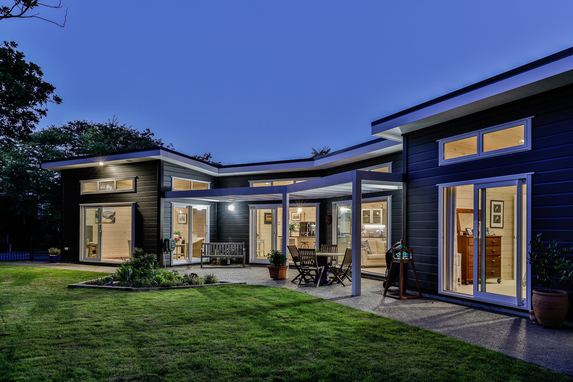 Black painted Lockwood home