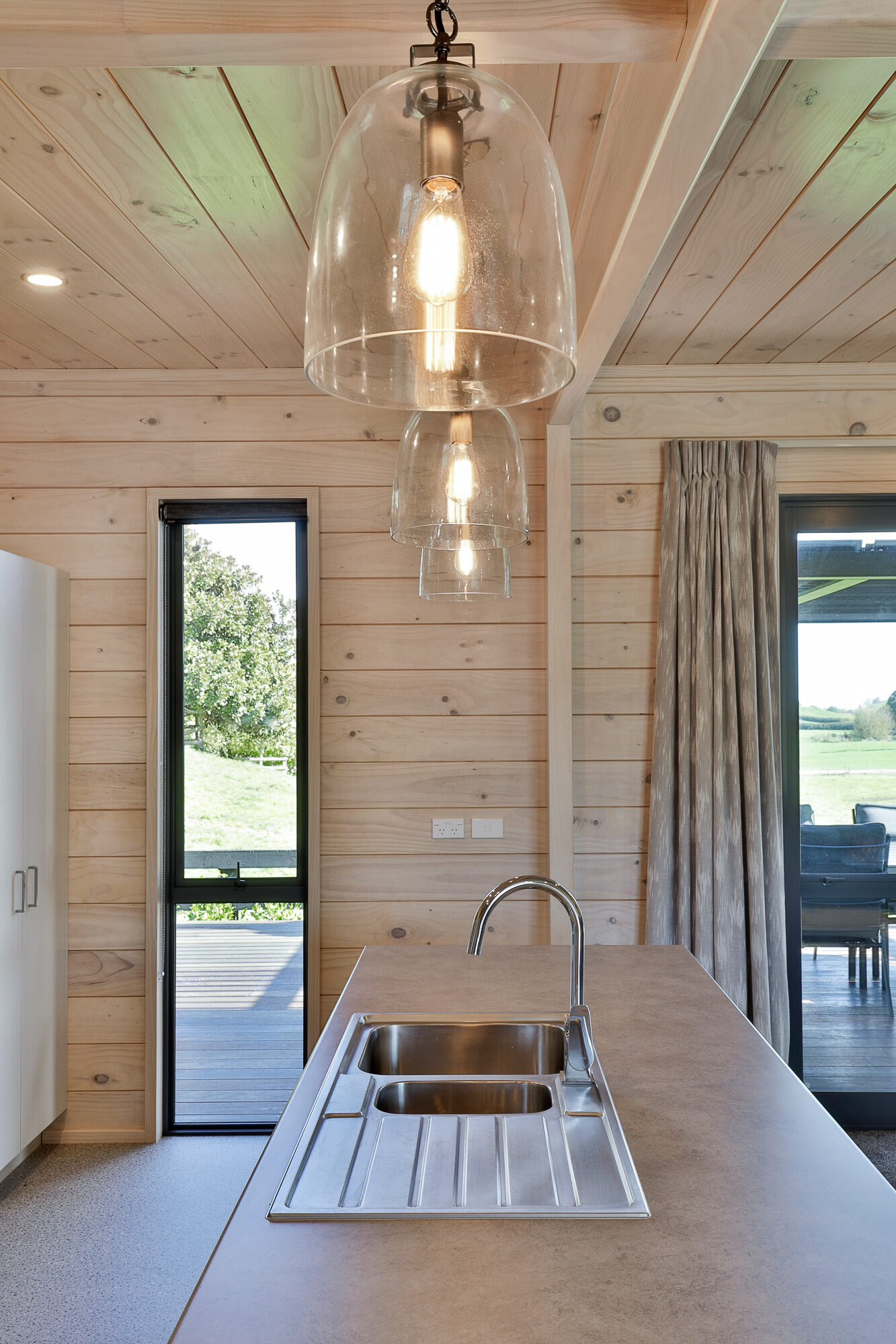 Statement lights bringing life to Lockwood Kitchen