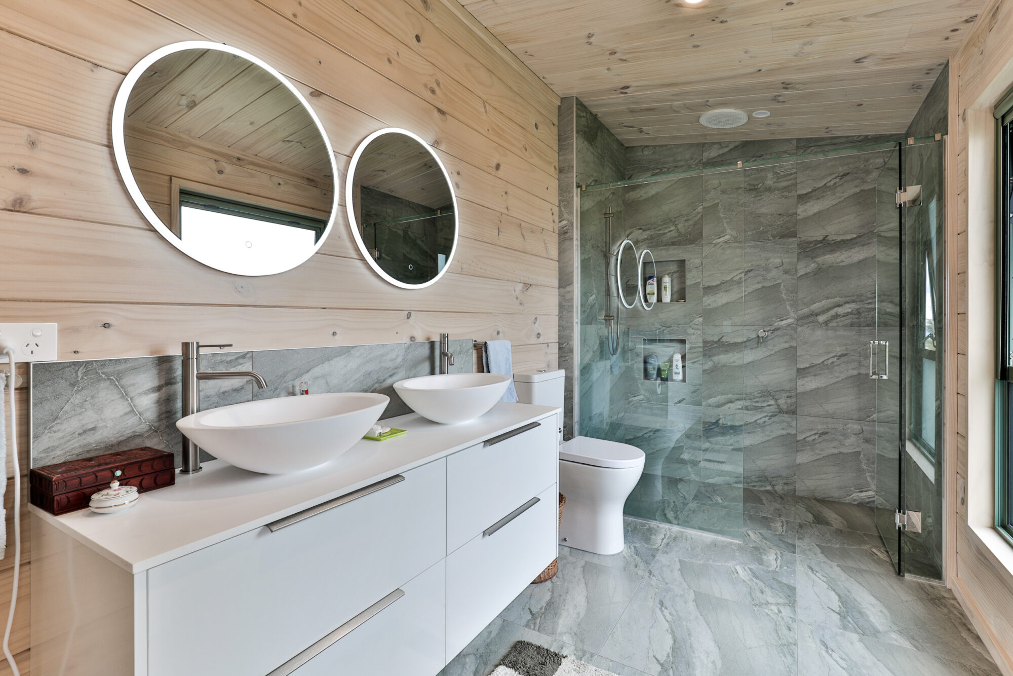 Serene bathroom
